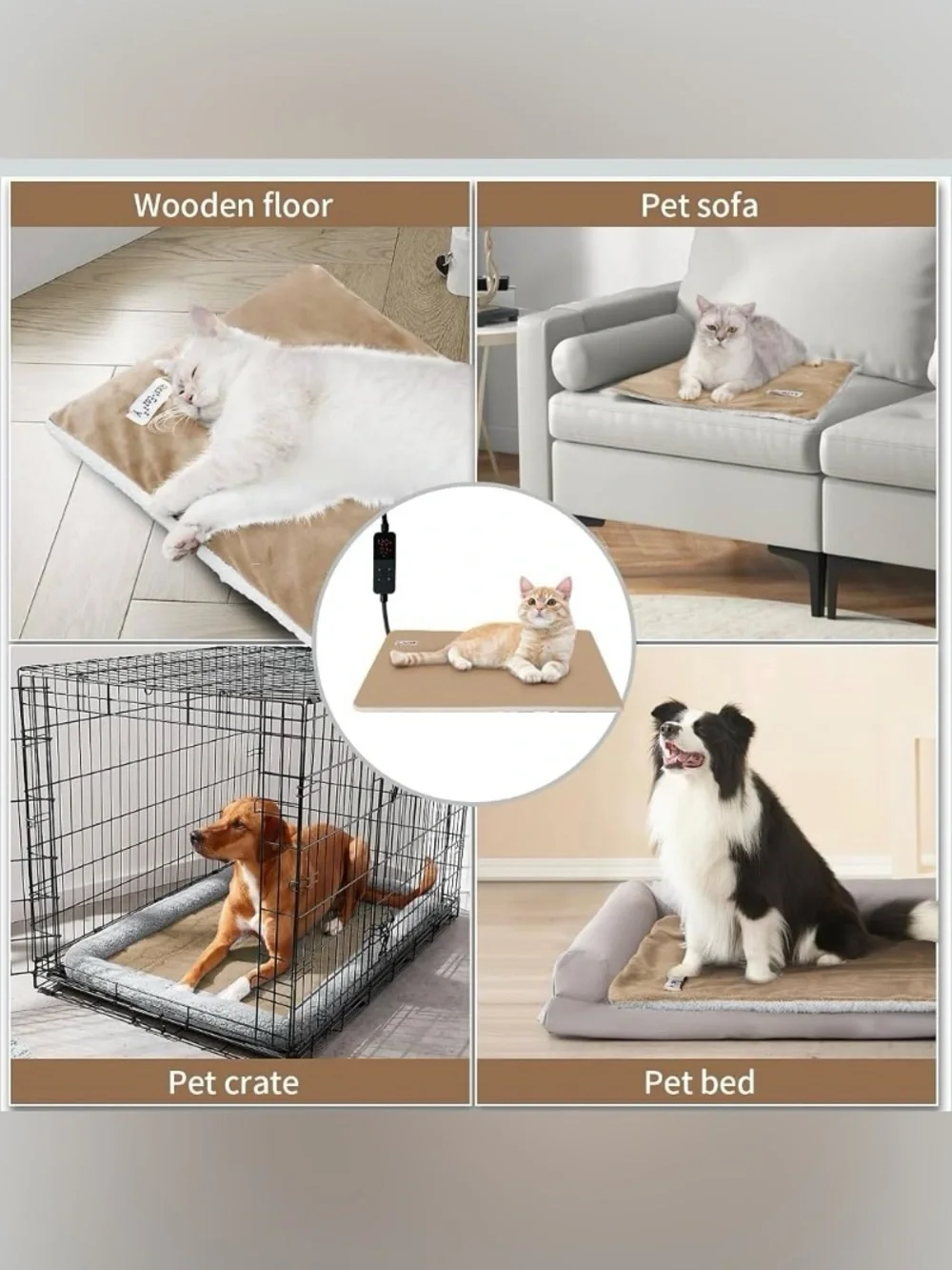 Rest-Easy Heated Cat/ Dog Bed Pad
